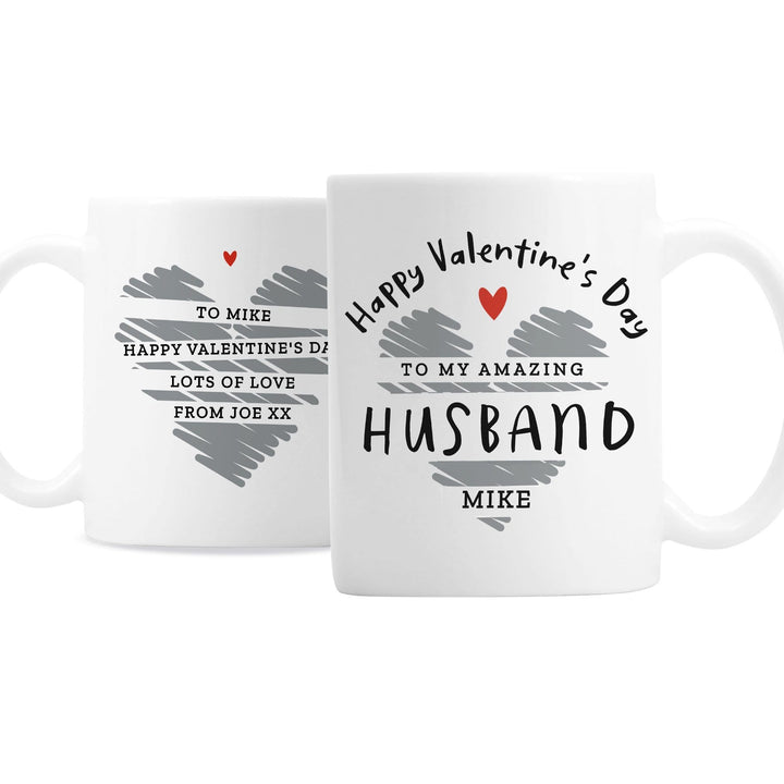 Personalised Memento Mugs Personalised Happy Valentine&
