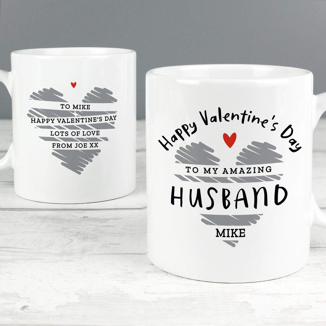 Personalised Memento Mugs Personalised Happy Valentine&