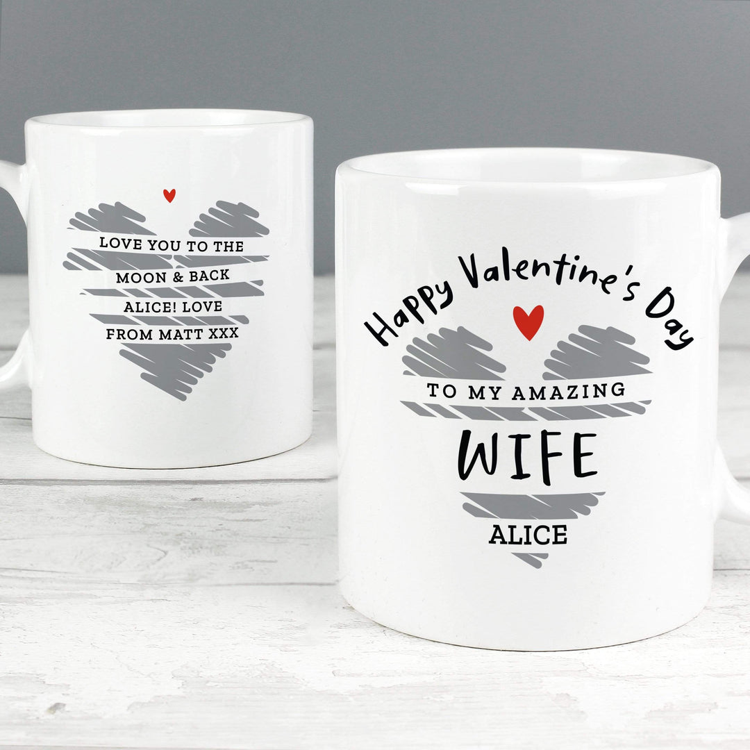 Personalised Memento Mugs Personalised Happy Valentine&