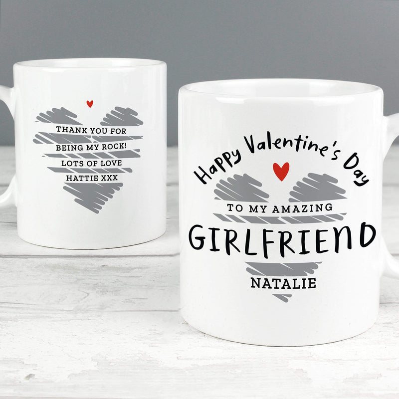 Personalised Memento Mugs Personalised Happy Valentine&
