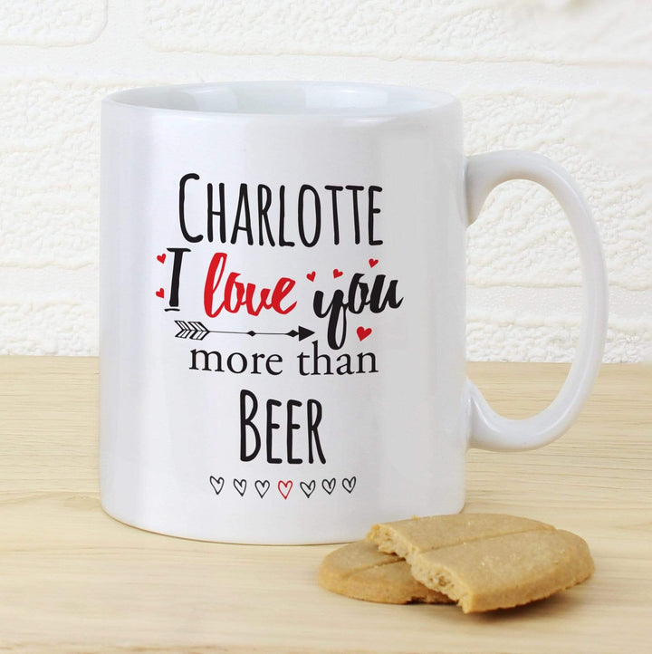 Personalised Memento Mugs Personalised I Love You More Than... Mug