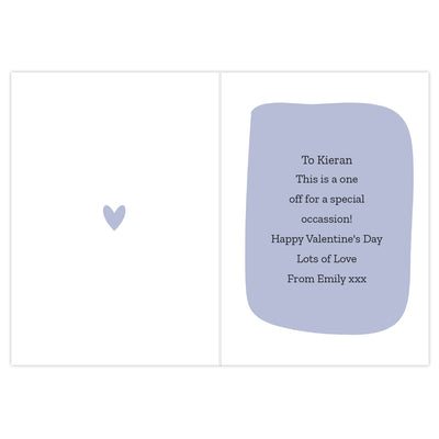 Personalised Memento Greetings Cards Personalised I Shaved My Legs For You Card