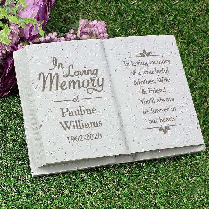 Personalised Memento Ornaments Personalised In Loving Memory Memorial Book