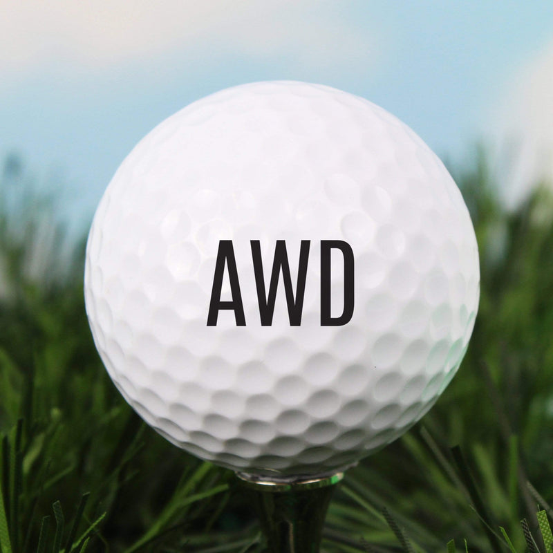 Personalised Memento Keepsakes Personalised Initials Golf Ball