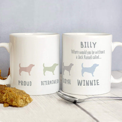 Personalised Memento Mugs Personalised Jack Russell Dog Breed Mug