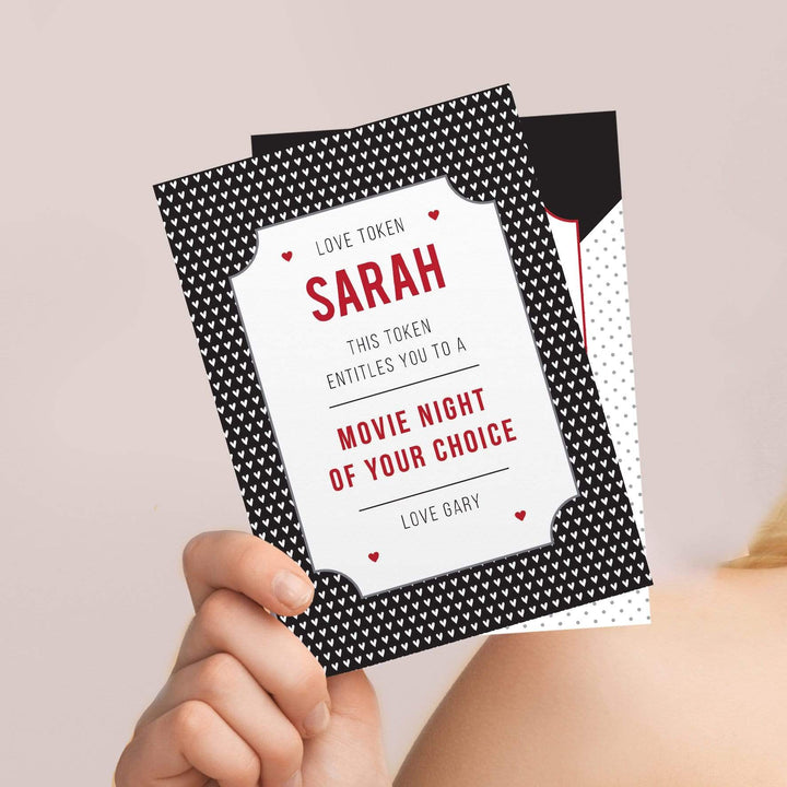 Personalised Memento Greetings Cards Personalised Love Tokens