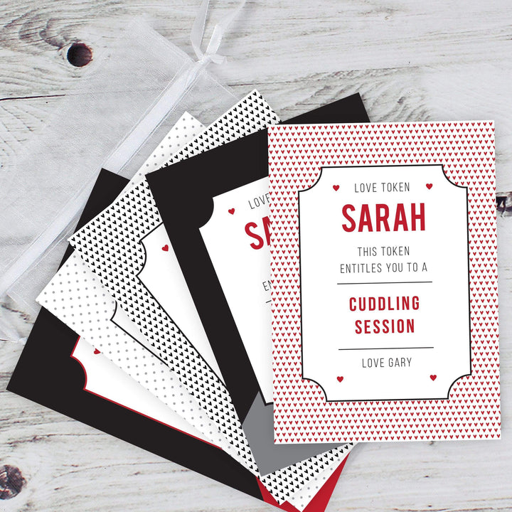 Personalised Memento Greetings Cards Personalised Love Tokens