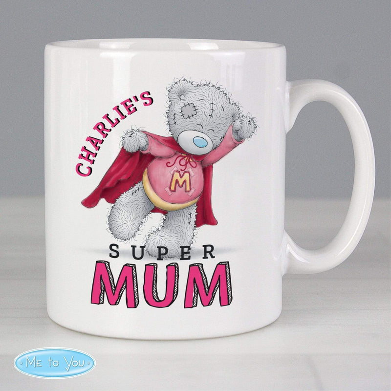 Personalised Memento Mugs Personalised Me To You Super Mum Mug