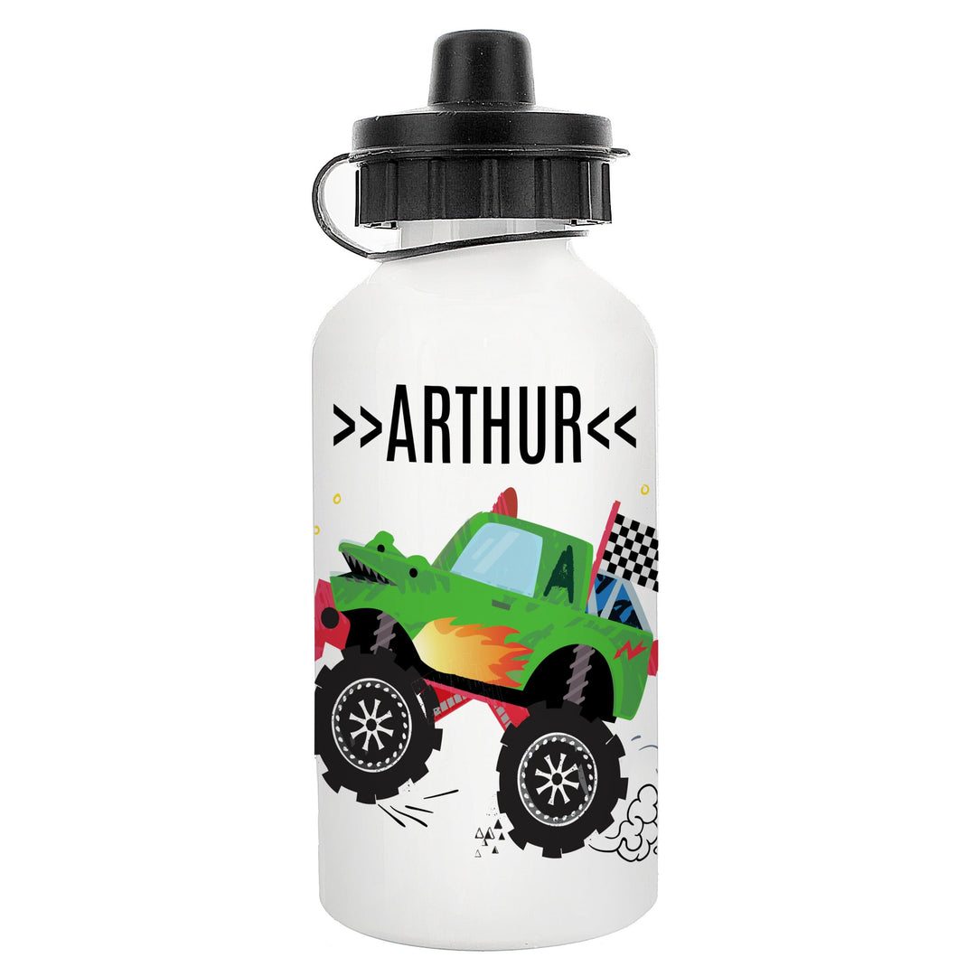 Personalised Memento Mealtime Essentials Personalised Monster Truck Drinks Bottle