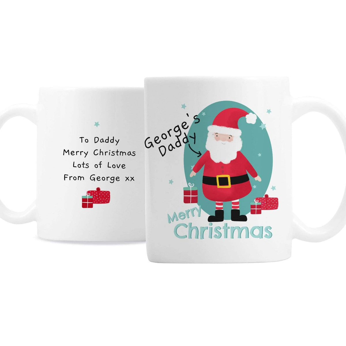 Personalised Memento Mugs Personalised Mr Claus Mug