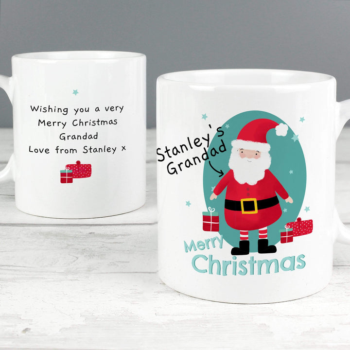 Personalised Memento Mugs Personalised Mr Claus Mug