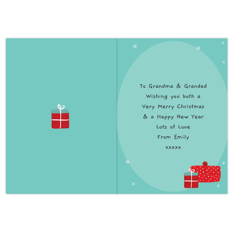 Personalised Memento Greetings Cards Personalised Mr & Mrs Claus Card