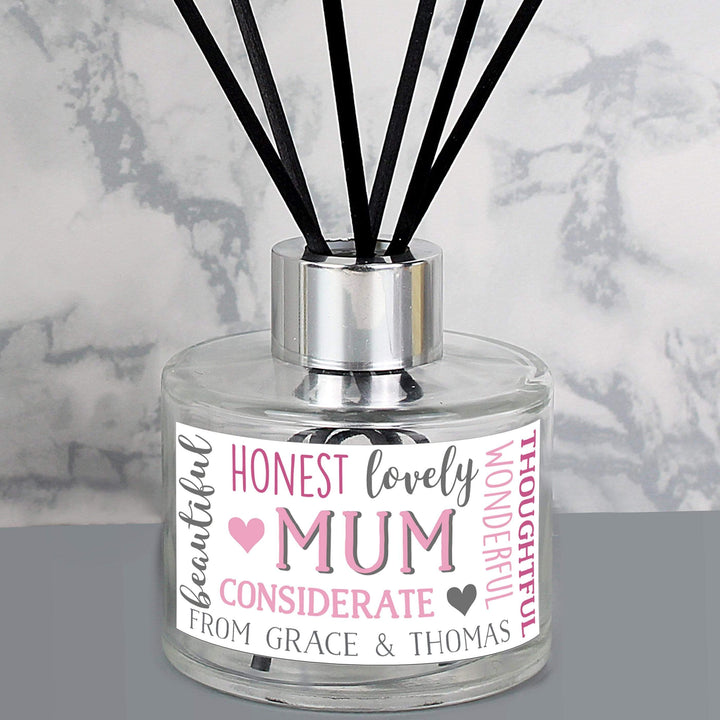 Personalised Memento Candles &amp; Reed Diffusers Personalised Mum Reed Diffuser