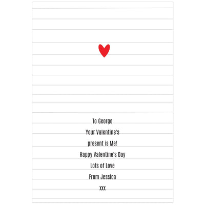 Personalised Memento Greetings Cards Personalised Naughty 'To Do' List Card