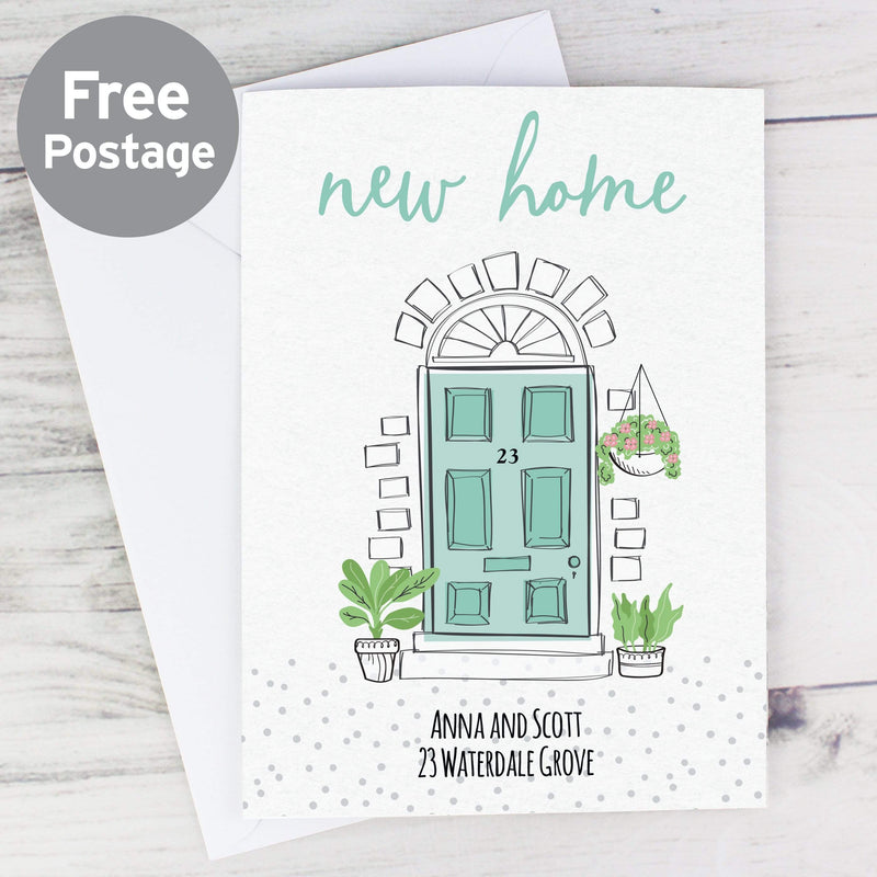 Personalised Memento Greetings Cards Personalised New Home Card