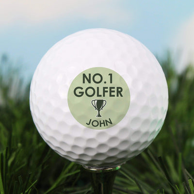 Personalised Memento Keepsakes Personalised No.1 Golfer Golf Ball