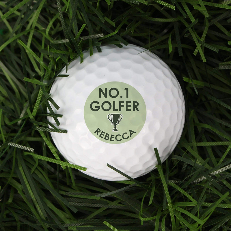 Personalised Memento Keepsakes Personalised No.1 Golfer Golf Ball