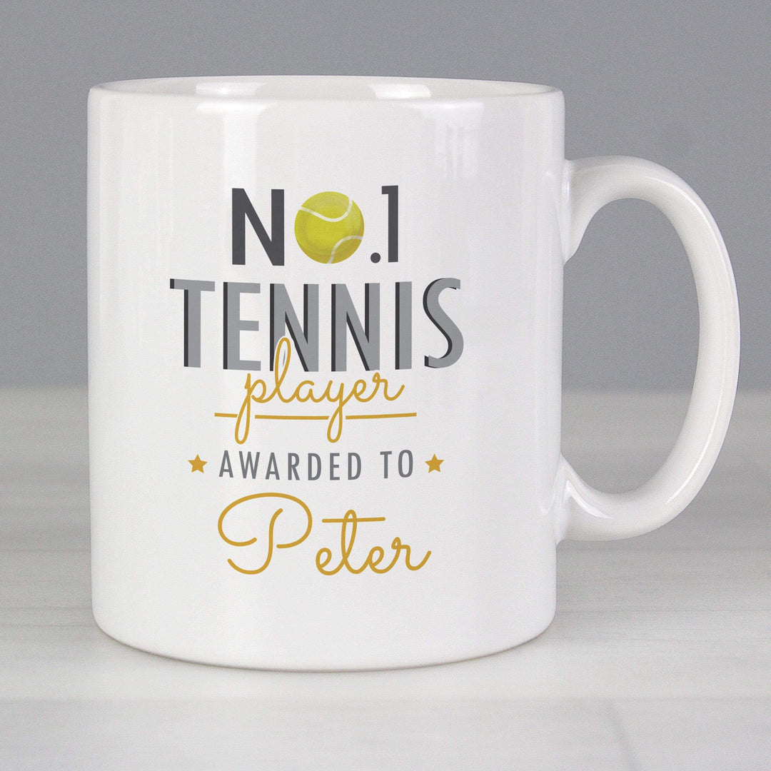 Personalised Memento Mugs Personalised No.1 Tennis Player Mug