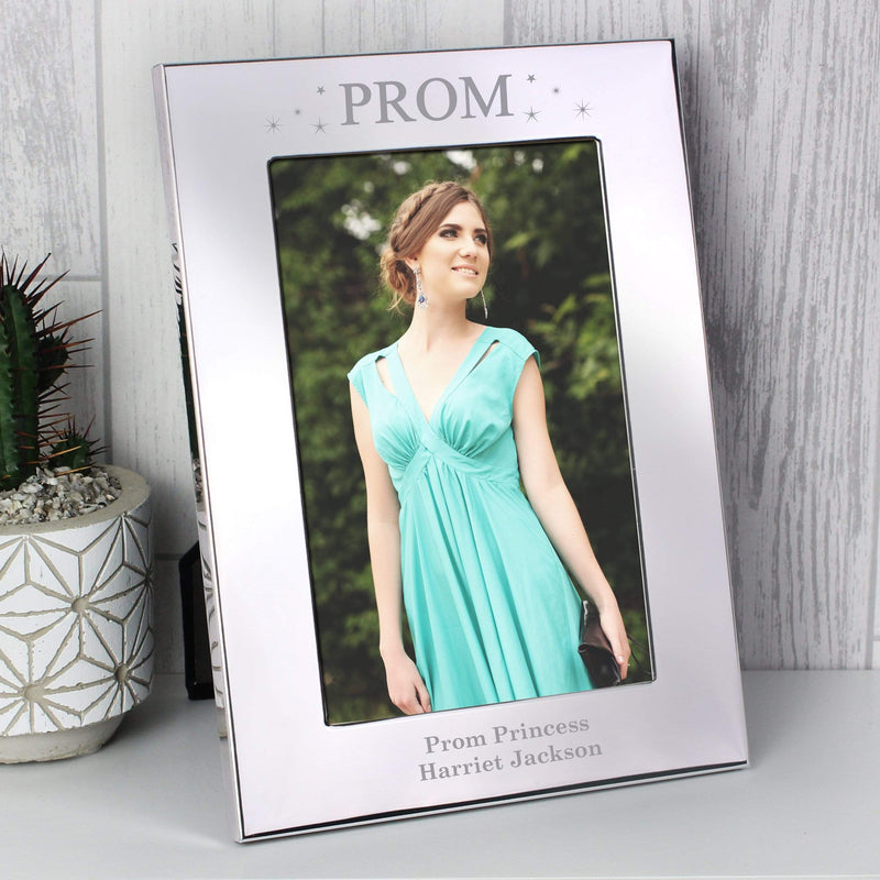 Personalised Memento Photo Frames, Albums and Guestbooks Personalised Prom Night 4x6 Silver Photo Frame