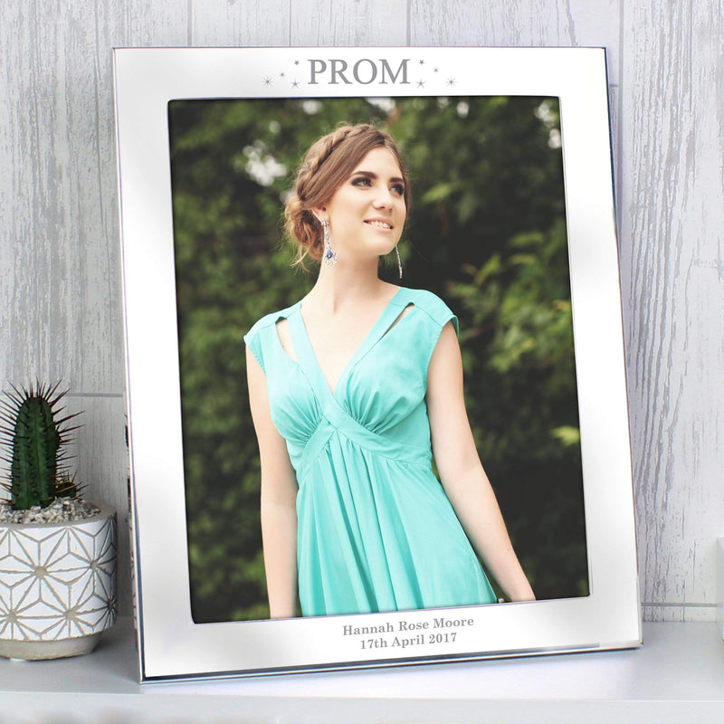Personalised Memento Photo Frames, Albums and Guestbooks Personalised Prom Night 8x10 Silver Photo Frame