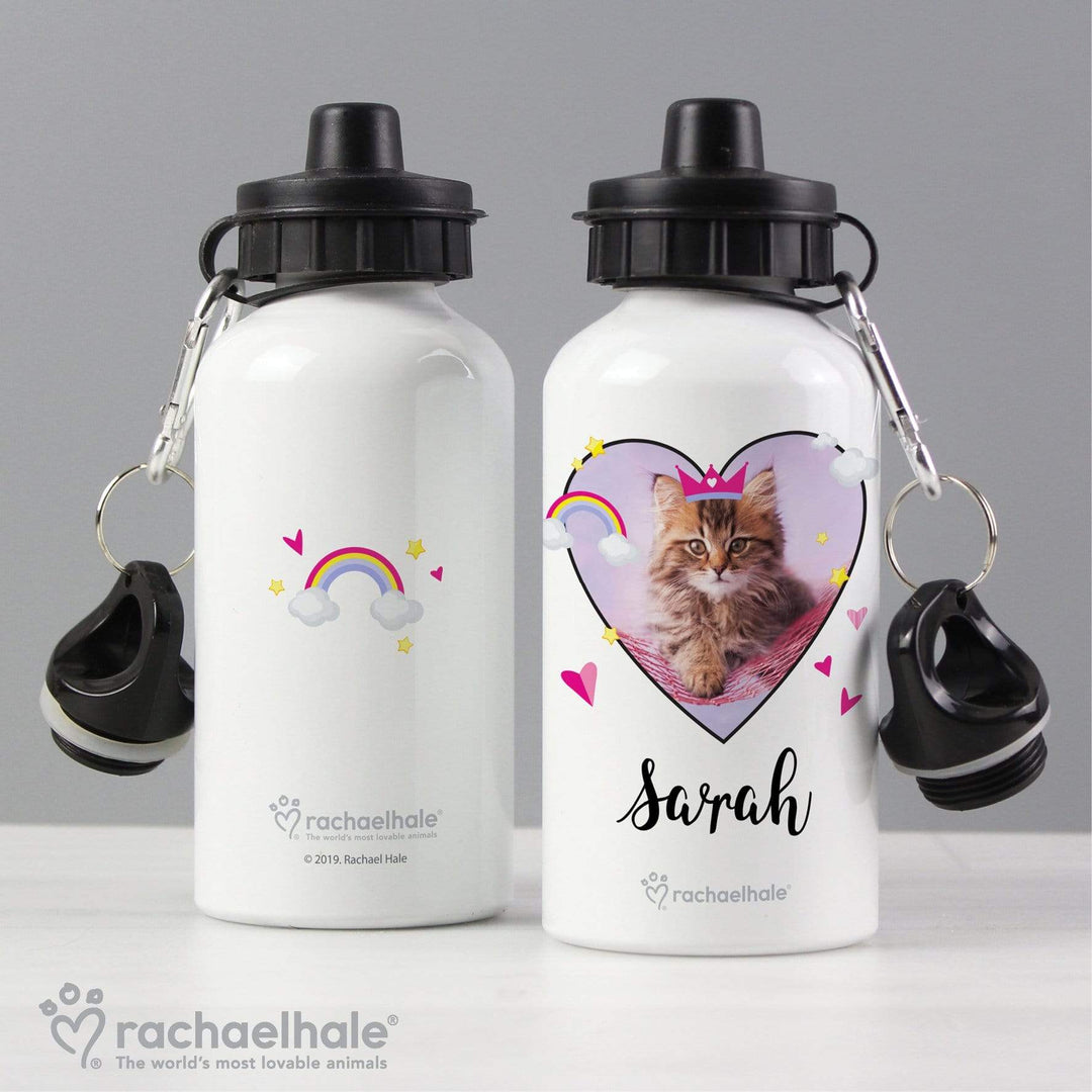 Personalised Memento Mealtime Essentials Personalised Rachael Hale Cute Cat Drinks Bottle