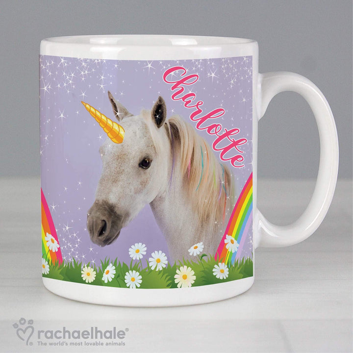Personalised Memento Mugs Personalised Rachael Hale Unicorn Mug