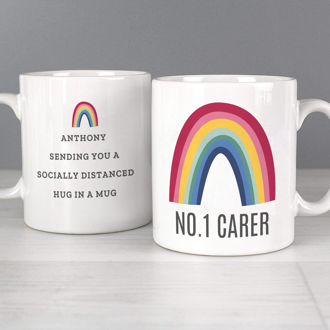 Personalised Memento Mugs Personalised Rainbow Mug