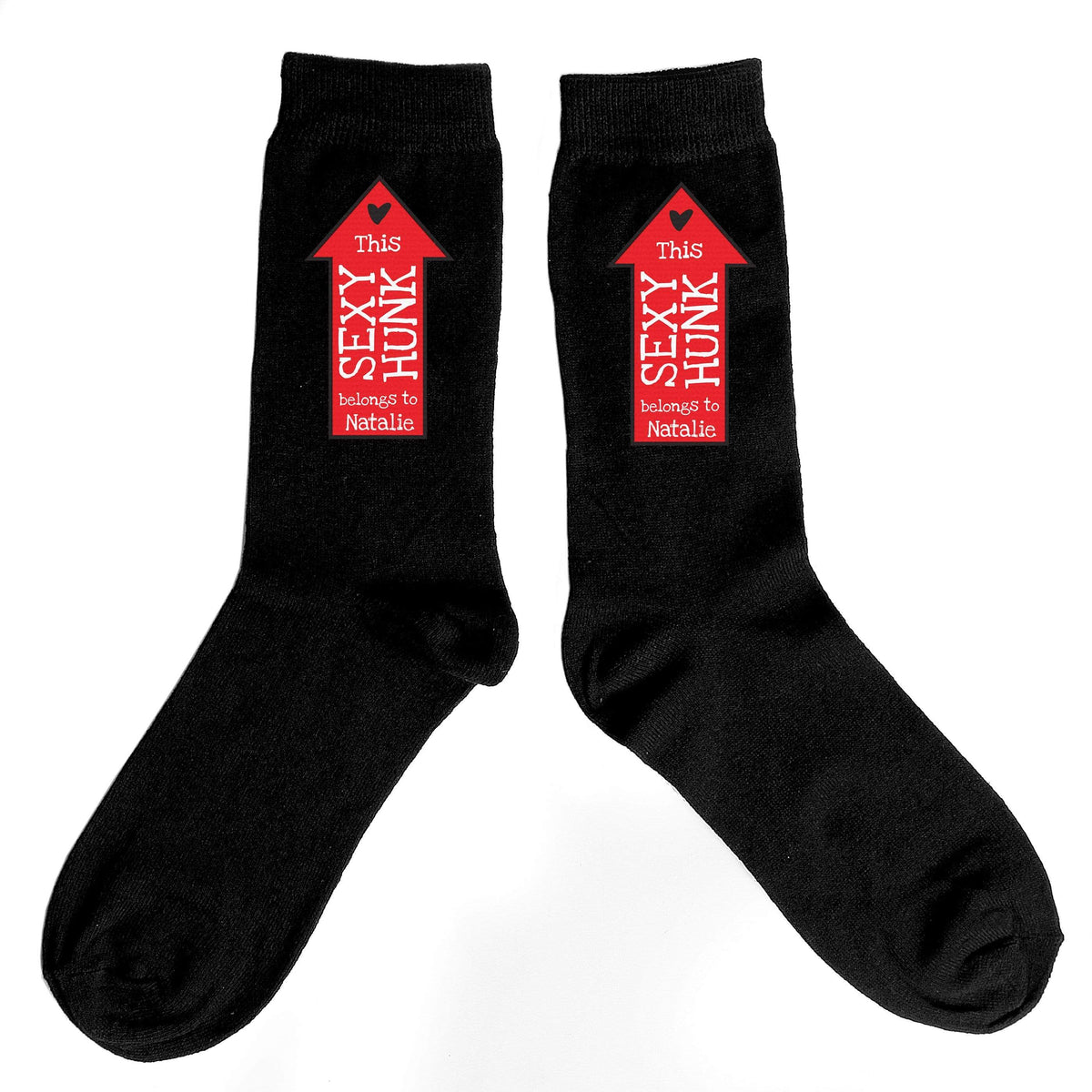 Personalised Memento Clothing Personalised Sexy Hunk Mens Socks