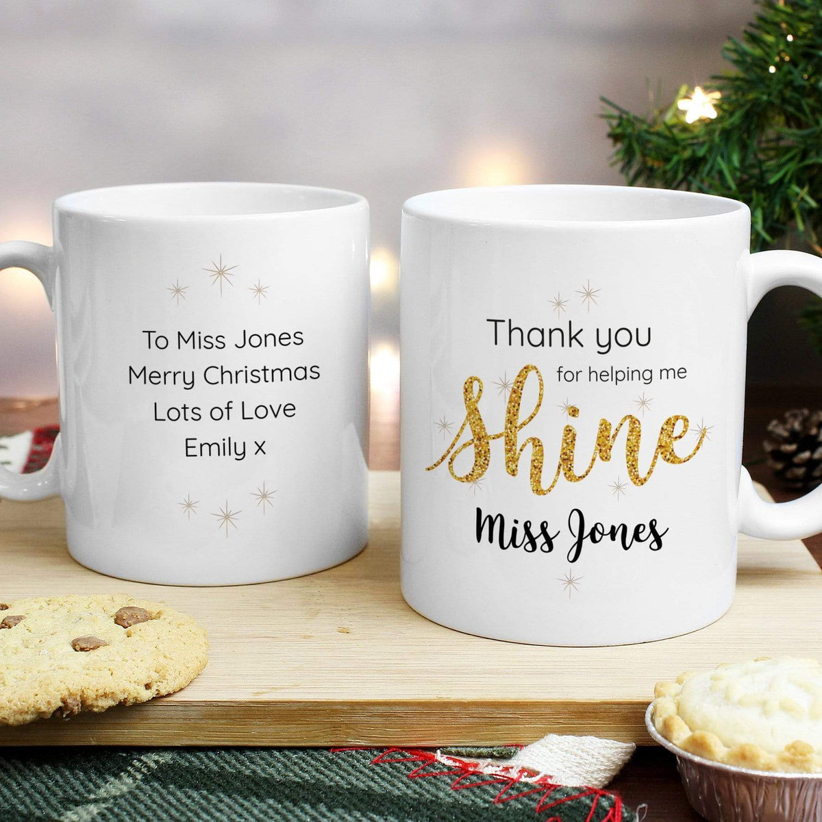 Personalised Memento Mugs Personalised Shine Teacher Mug