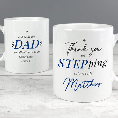 Personalised Memento Mugs Personalised Step Dad Mug