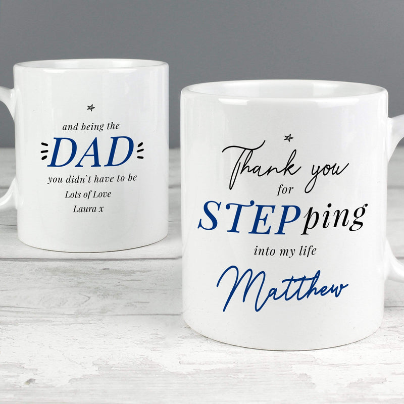 Personalised Memento Mugs Personalised Step Dad Mug