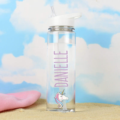 Personalised Memento Mealtime Essentials Personalised Unicorn Island Water Bottle