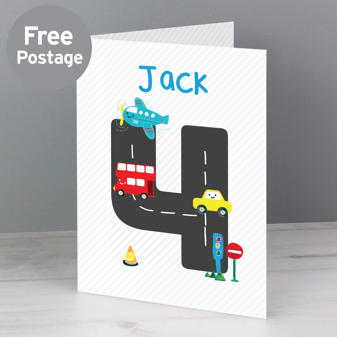 Personalised Memento Greetings Cards Personalised Vehicles Birthday Card