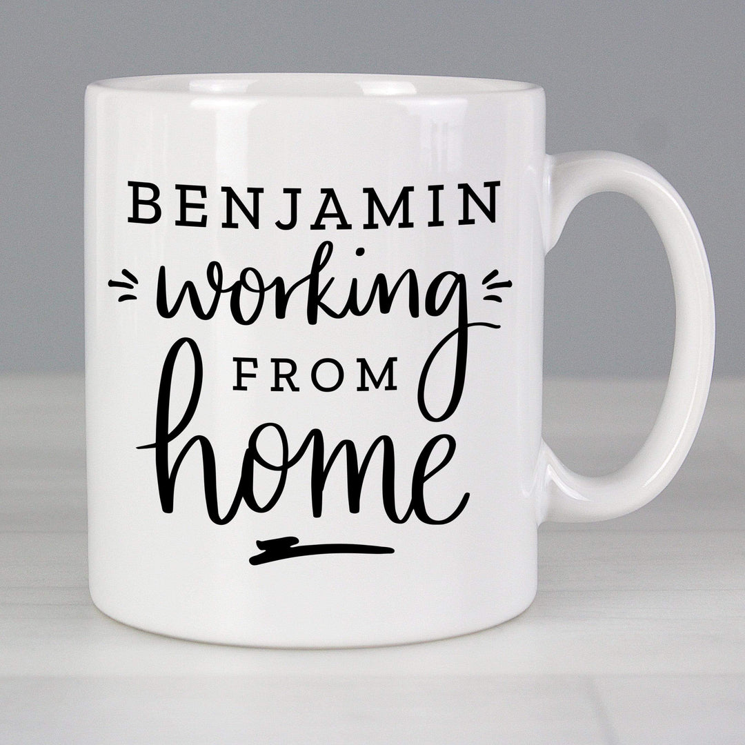 Personalised Memento Mugs Personalised Working From Home Mug