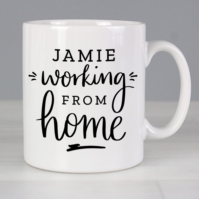 Personalised Memento Mugs Personalised Working From Home Mug