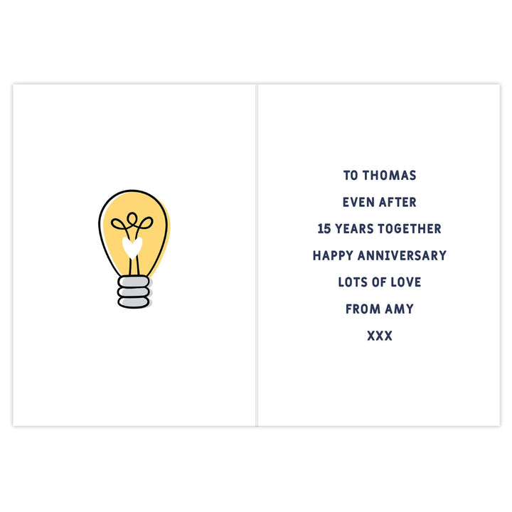 Personalised Memento Greetings Cards Personalised You Turn Me On Card