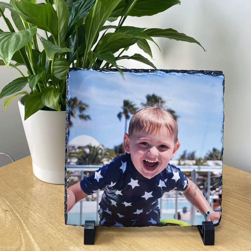 Personalised Photo Rock Slate