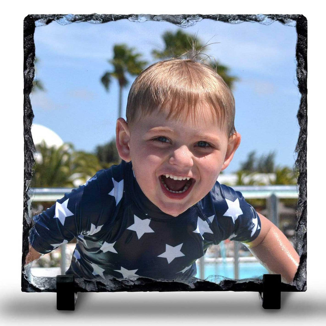 Personalised Photo Rock Slate – alternative view