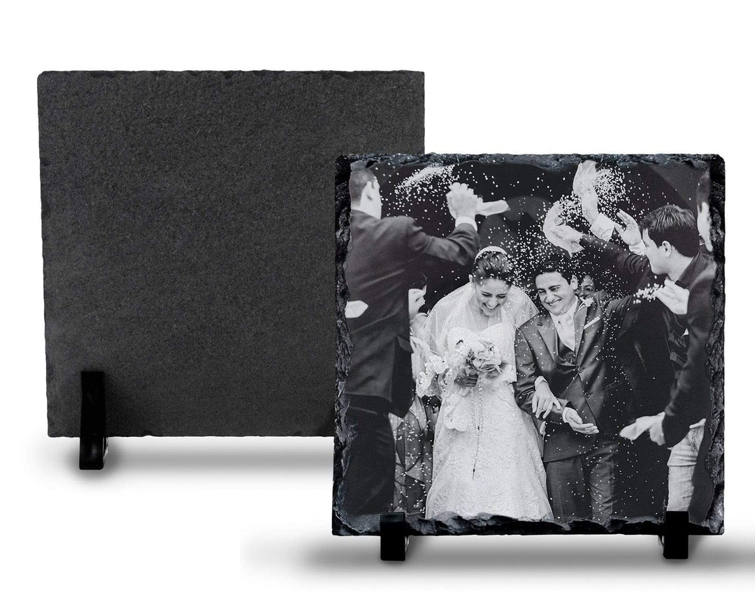 Personalised Photo Rock Slate – alternative view