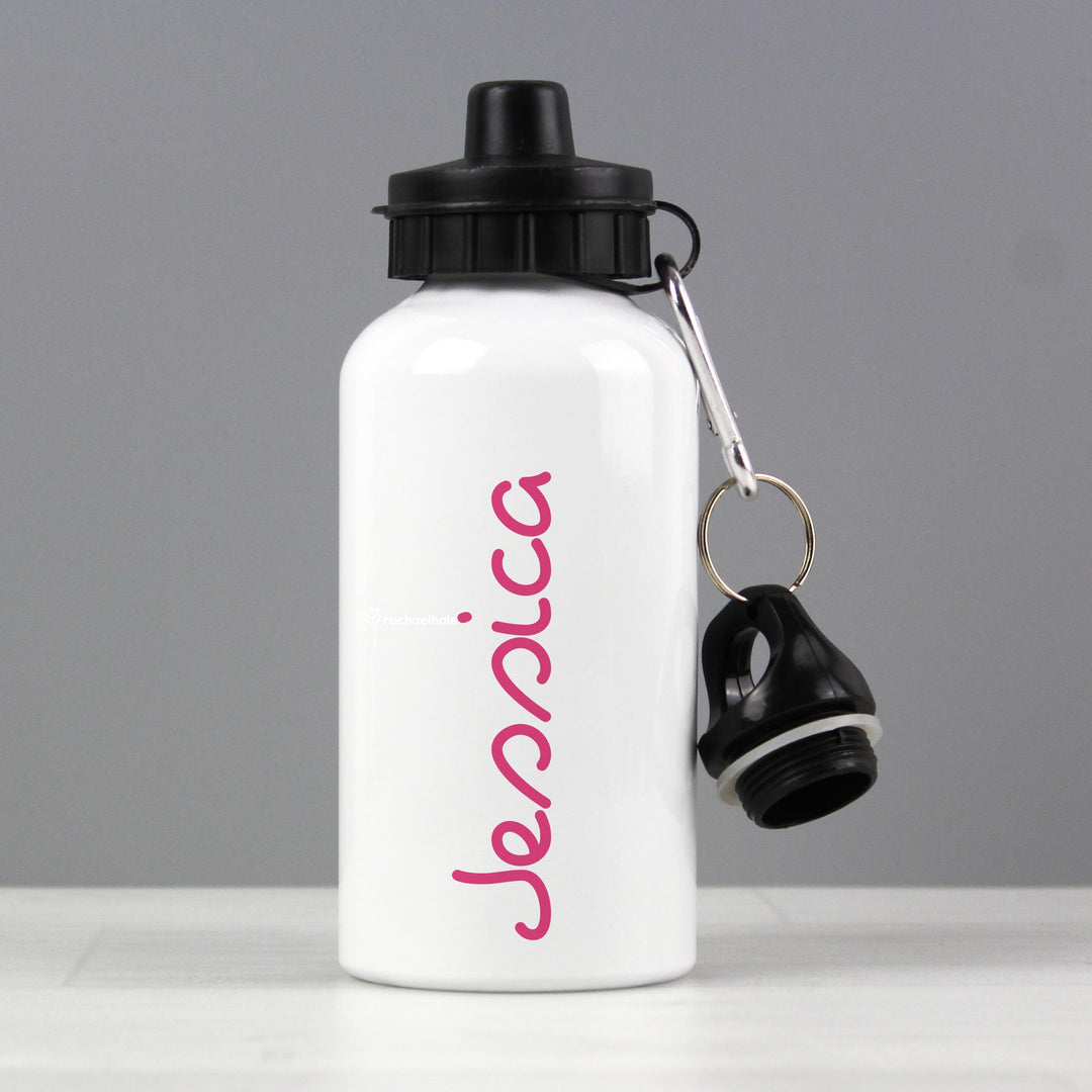 Personalised Memento Personalised Pink Name Island Drinks Bottle