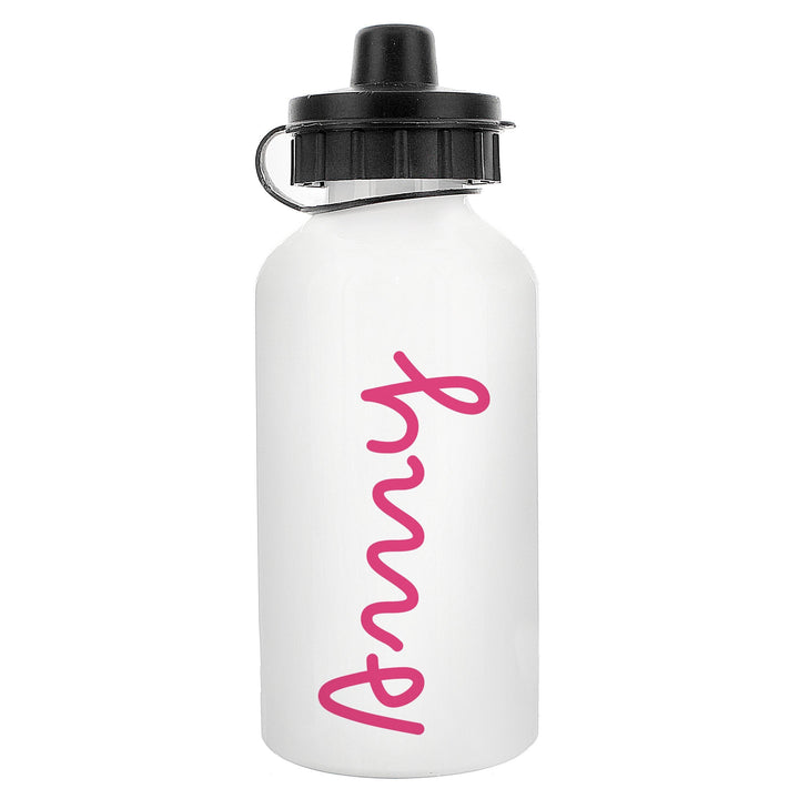 Personalised Memento Personalised Pink Name Island Drinks Bottle