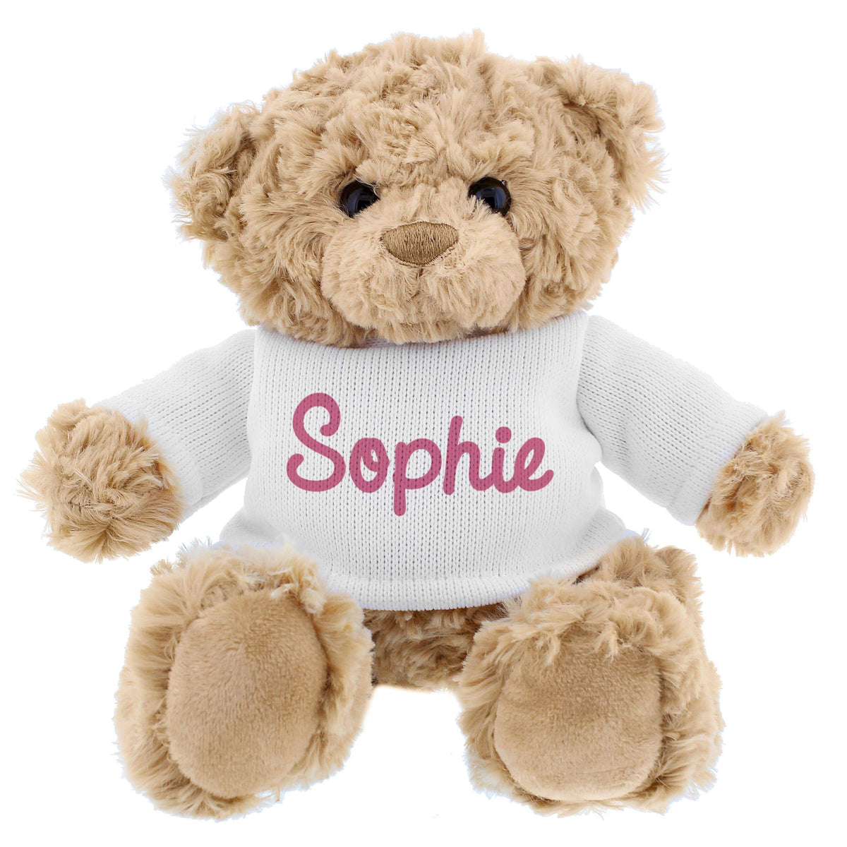 Personalised Memento Plush Personalised Pink Name Only Teddy Bear