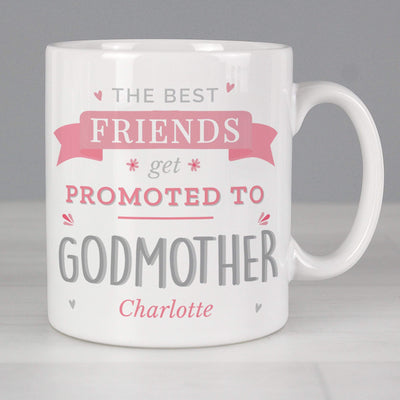 Personalised Memento Mugs Personalised Pink Promoted To Mug