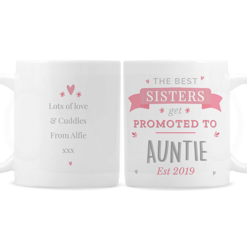 Personalised Memento Mugs Personalised Pink Promoted To Mug