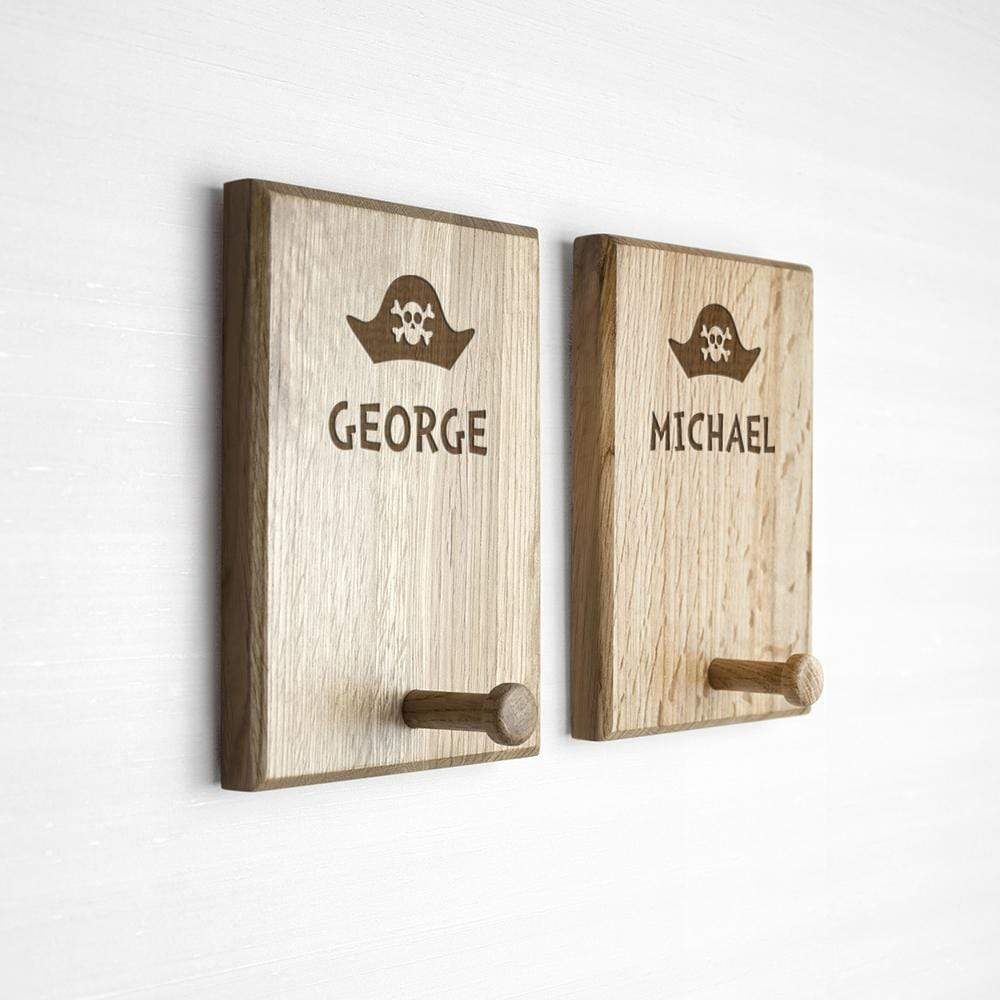 Treat Personalised Pirate Hat Peg Hook