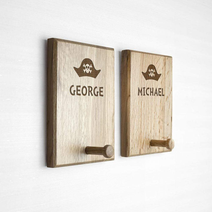 Treat Personalised Pirate Hat Peg Hook