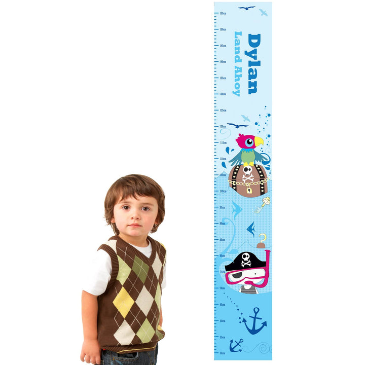 Personalised Memento Keepsakes Personalised Pirate Height Chart