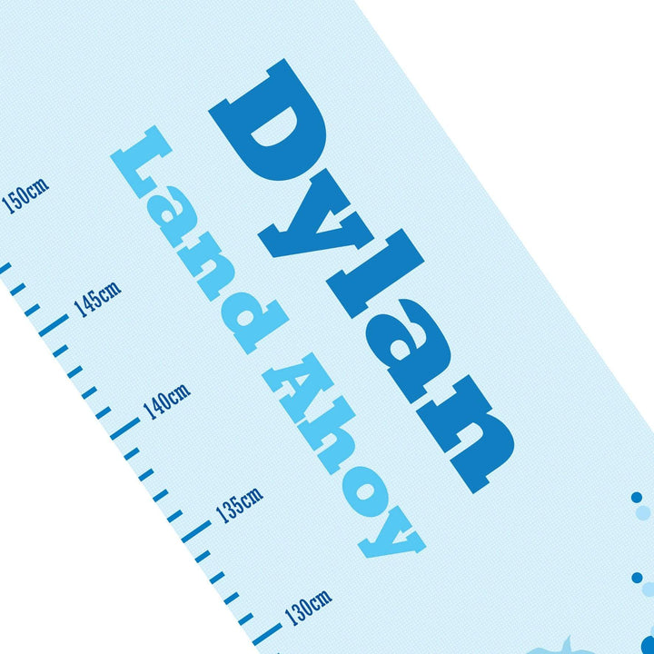Personalised Memento Keepsakes Personalised Pirate Height Chart