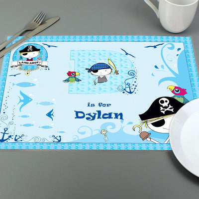 Personalised Memento Mealtime Essentials Personalised Pirate Placemat
