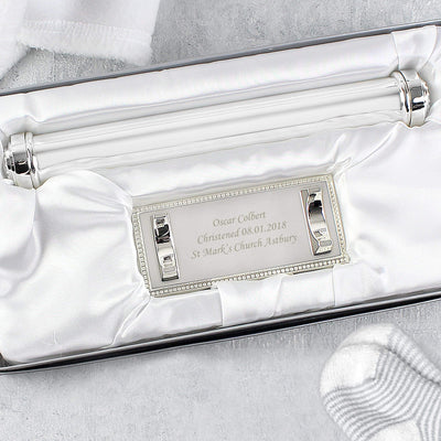 Personalised Memento Keepsakes Personalised Plain Silver Plated Certificate Holder